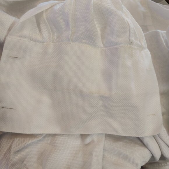 Victor Talbots Men White Double Ply Cotton Textured Shirt Size 41 16 French Cuff - Picture 11 of 12